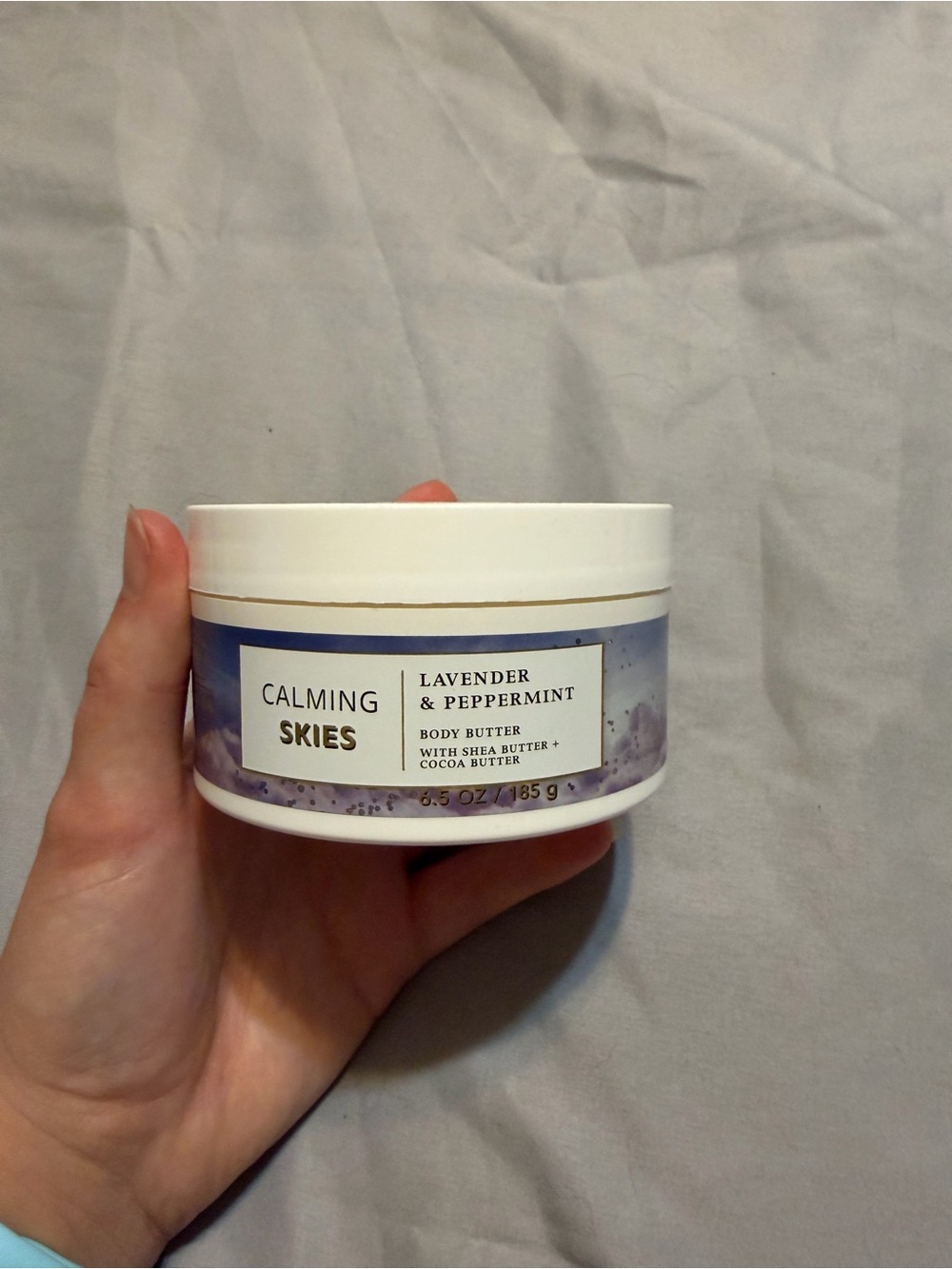 Lavender & Peppermint Body Butter - White Jar